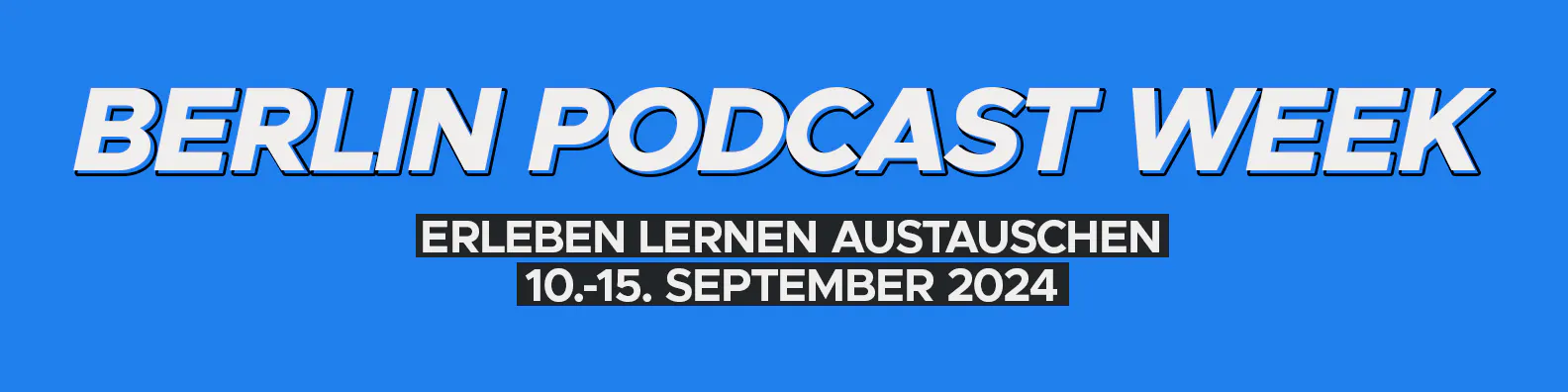 Banner Berlin Podcast Week 2024