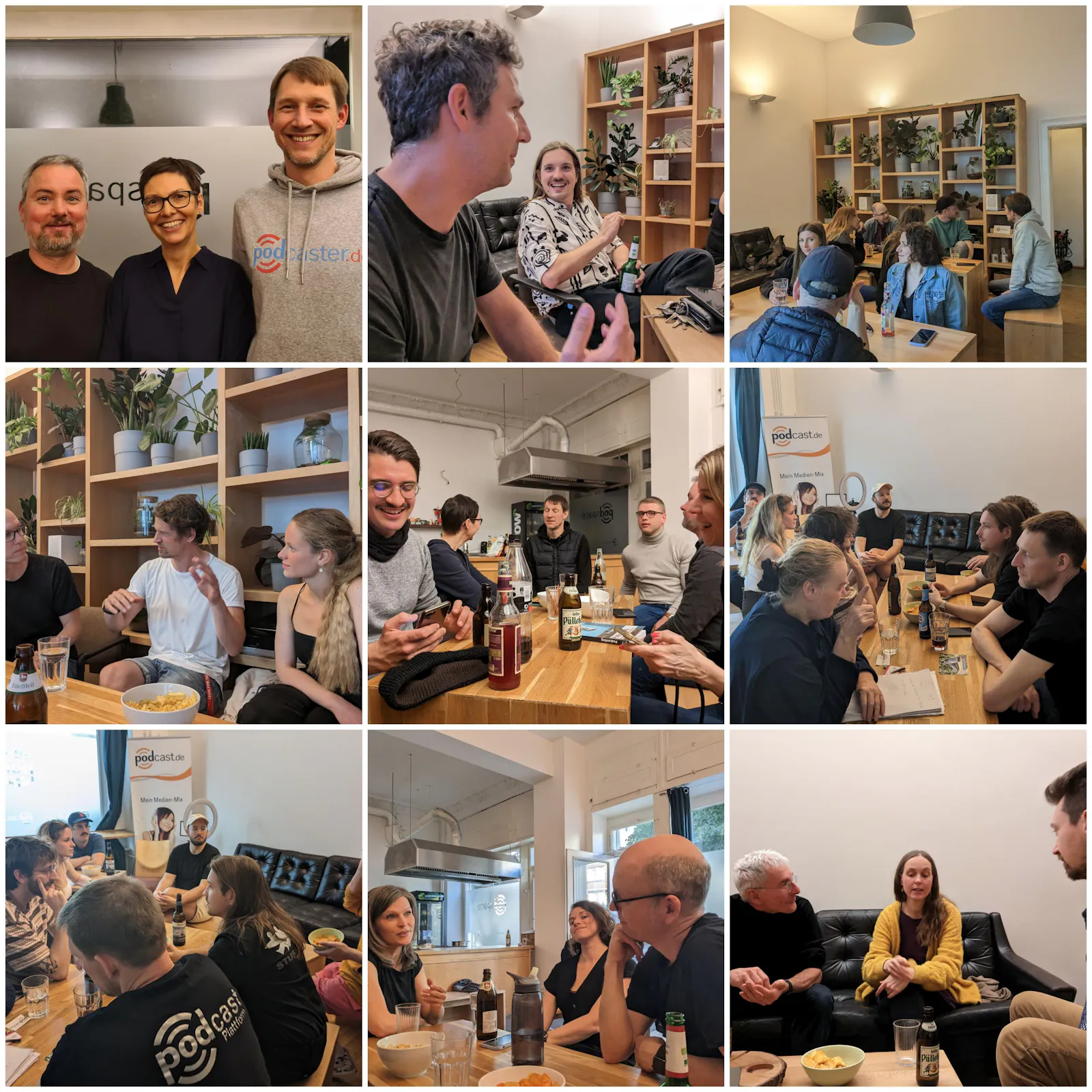 Podcast-Stammtisch Collage