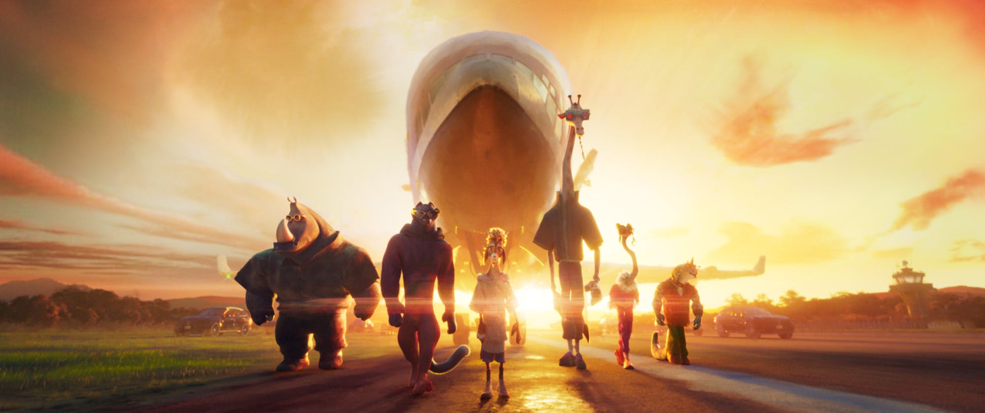 Archie, Jett, Will, Lenny, Olivia & Modo in Sony Pictures' G.O.A.T. – BOCK AUF GROSSE SPRÜNGE // © 2026 CTMG, Inc. All Rights Reserved.