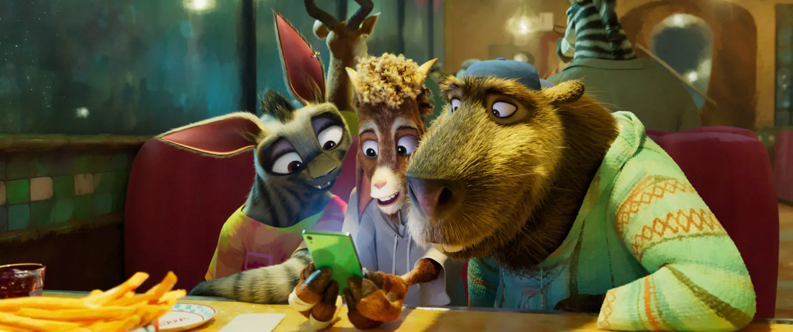 Hannah, Will & Daryl in Sony Pictures' G.O.A.T. – BOCK AUF GROSSE SPRÜNGE // © 2026 CTMG, Inc. All Rights Reserved.
