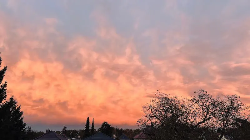 Sonnenuntergang über Berlin