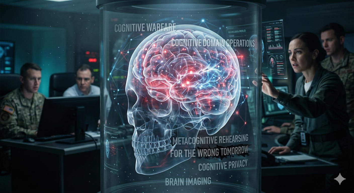 cognitive warfare cognitive domain operations metacognitive rehearsing for the wrong tomorrow cognitive privacy brain imaging