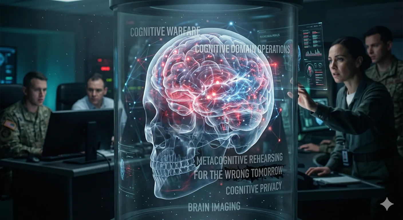 cognitive warfare cognitive domain operations metacognitive rehearsing for the wrong tomorrow cognitive privacy brain imaging