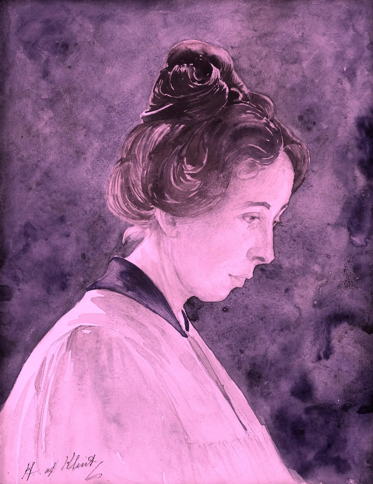 Selbstporträt von Hilma af Klint