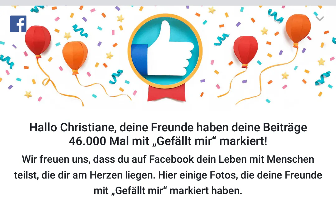 Antike Facebookwerbung