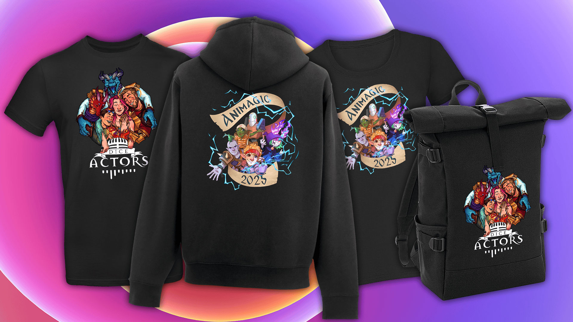 Gelange zur Website von Yakitori und sichere dir dein Merch zur AnimagiC 2025!