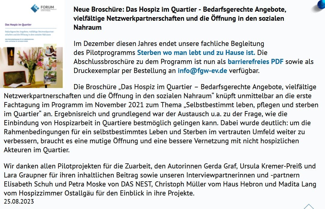 Hospizprogramm