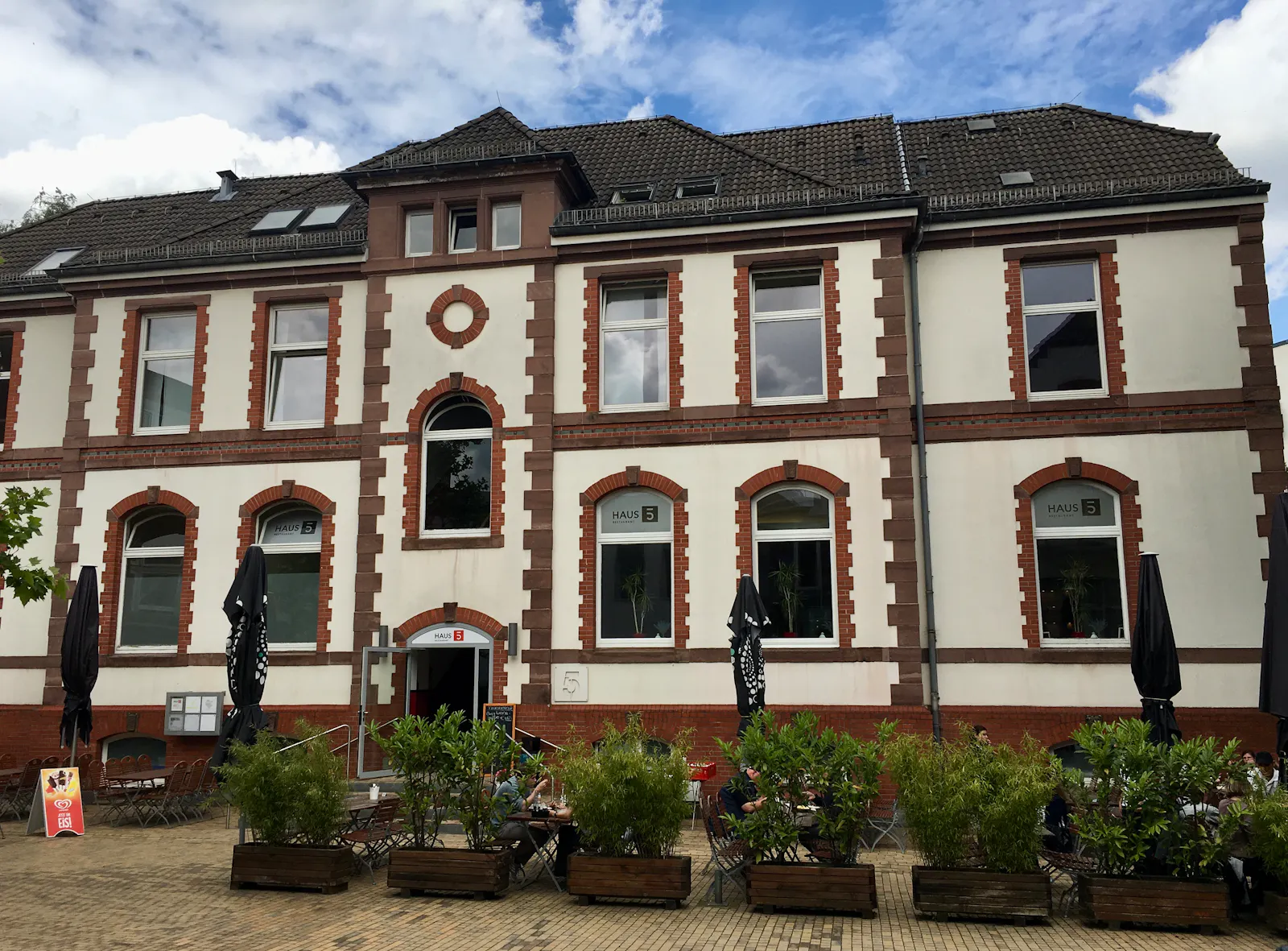 Das Haus 5 in Hamburg-St. Pauli mit Außenterrasse
