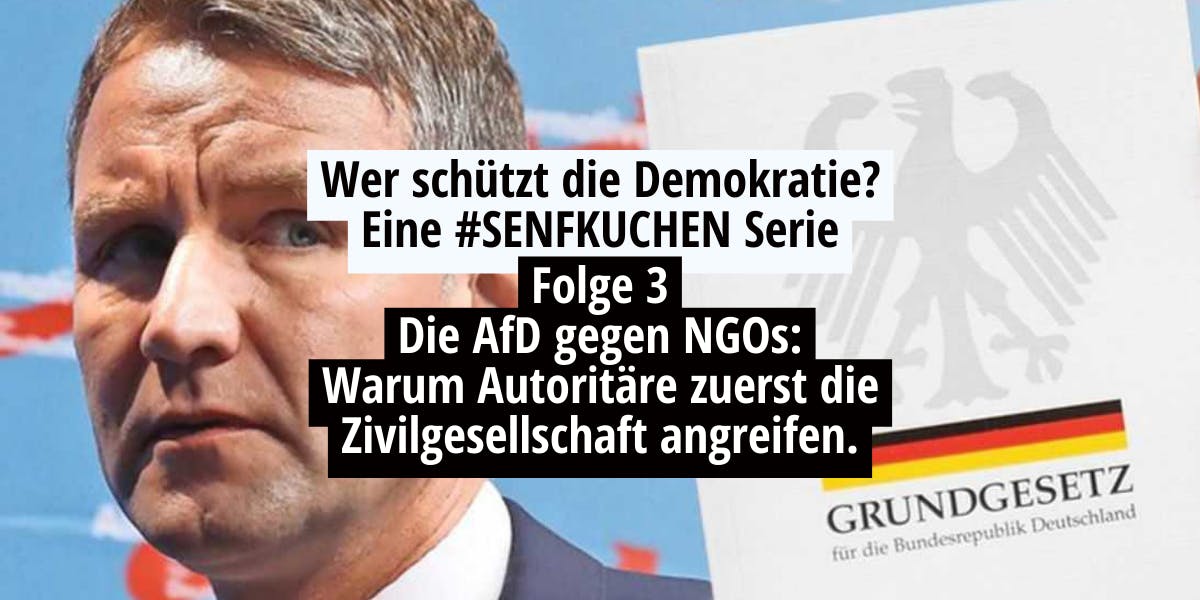 Wer schützt die Demokratie? NGOs zwischen Angriff, Verantwortung und politischer Instrumentalisierung.Folge 3: Die AfD gegen NGOs — Warum Autoritäre zuerst die Zivilgesellschaft angreifen
