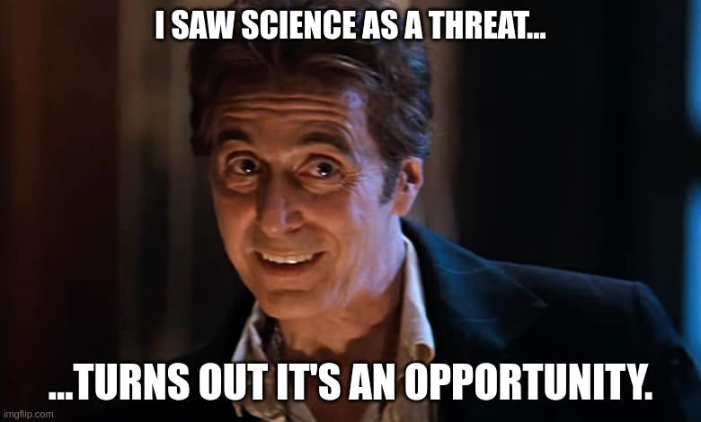 Al Pacino being in-character.
