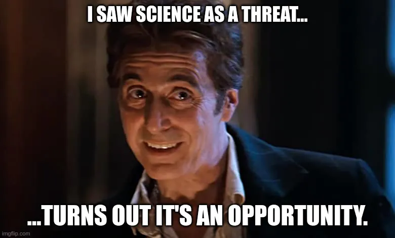 Al Pacino being in-character.