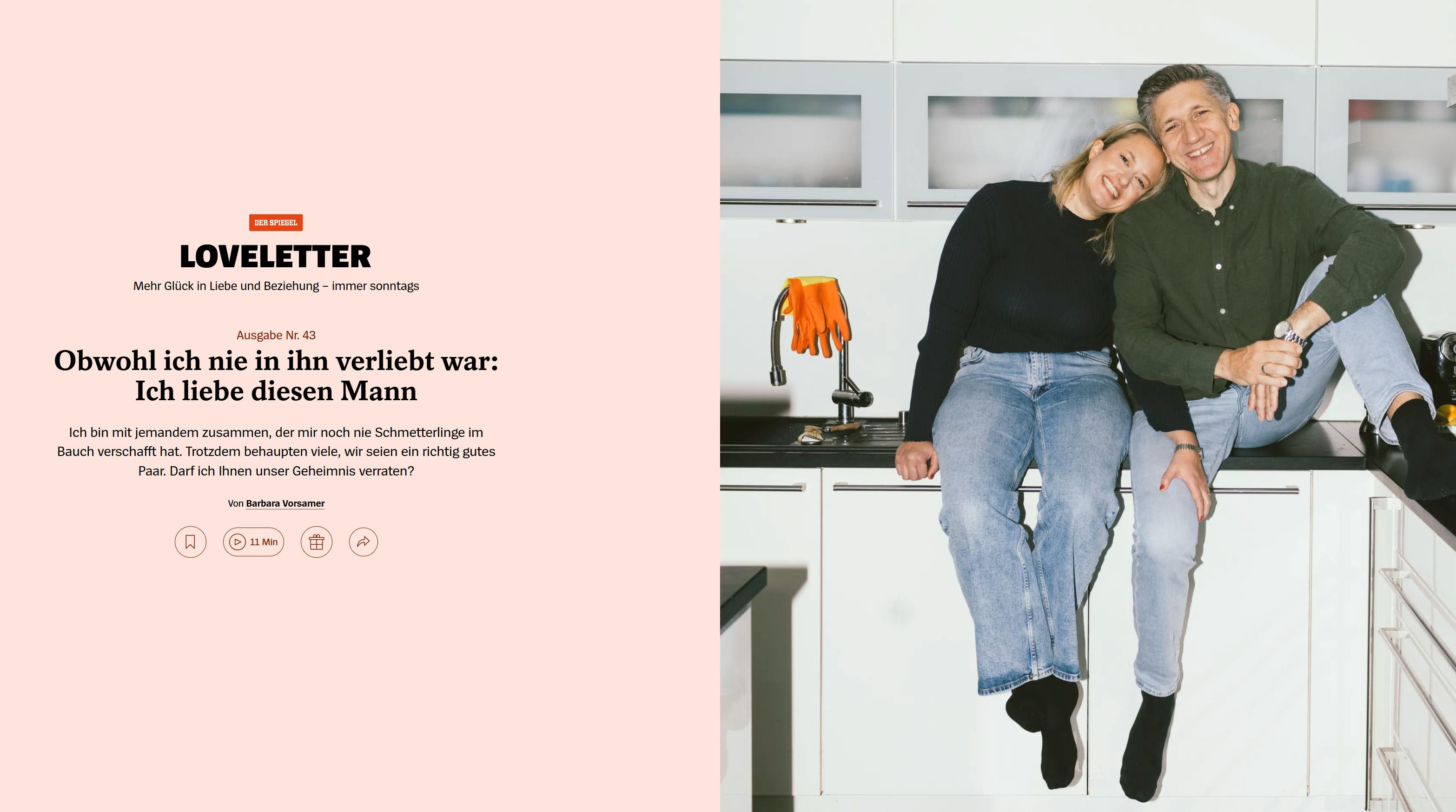 Screenshot des Spiegel-Artikels