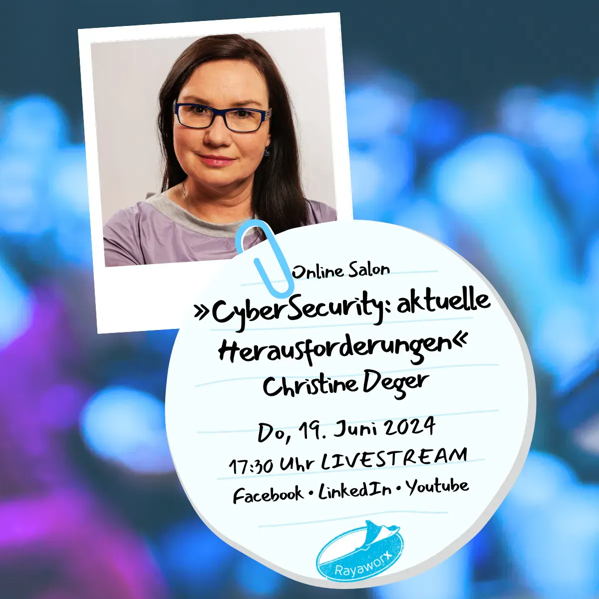 Online Salon CyberSecurity mit Christine Deger