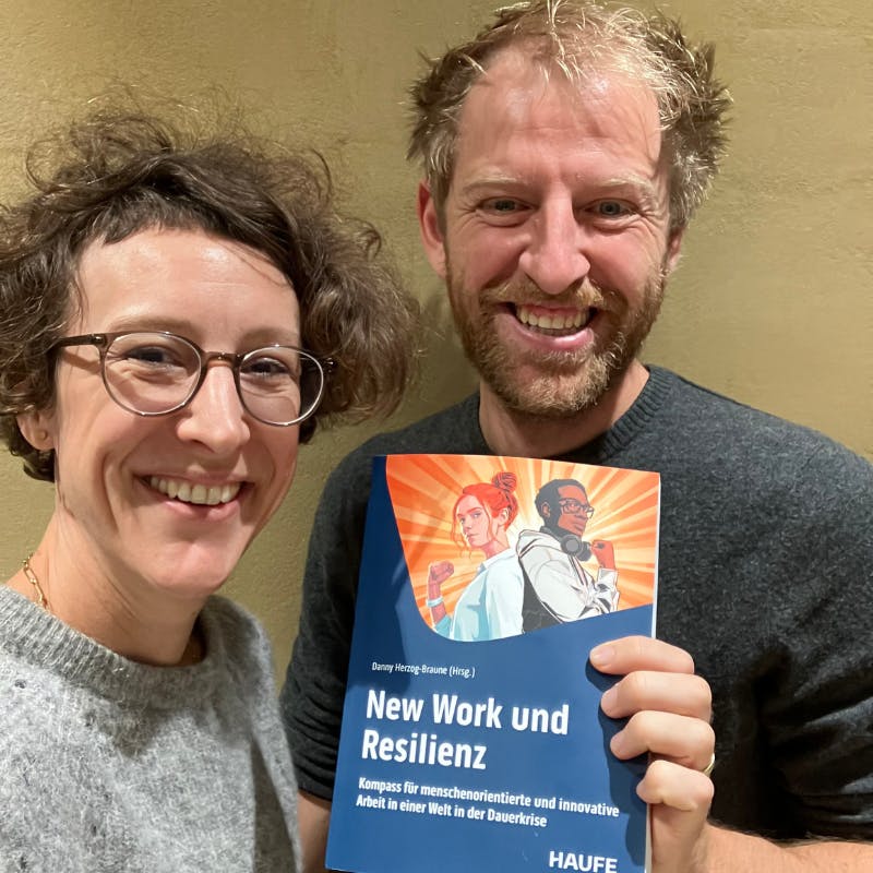 Buch und Portrait Johanna und Moritz