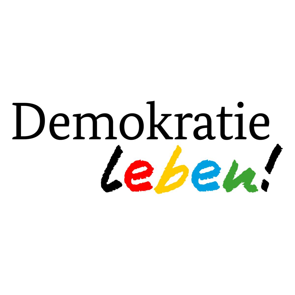 Logo »Demokratie leben!«