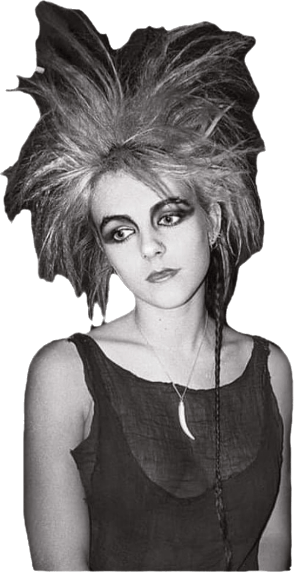 Bild von Liz Hurley in Goth-Styling
