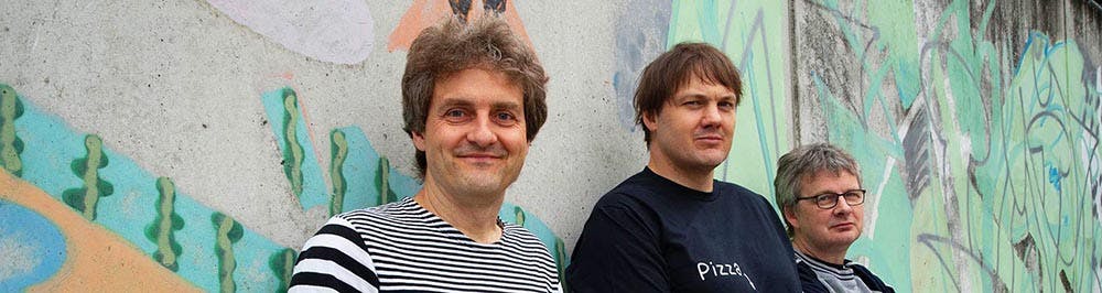 Das Foto zeigt die drei Gründer von Winning Streak Games. Von links nach rechts: Gerald, Dirk und Rolf.
