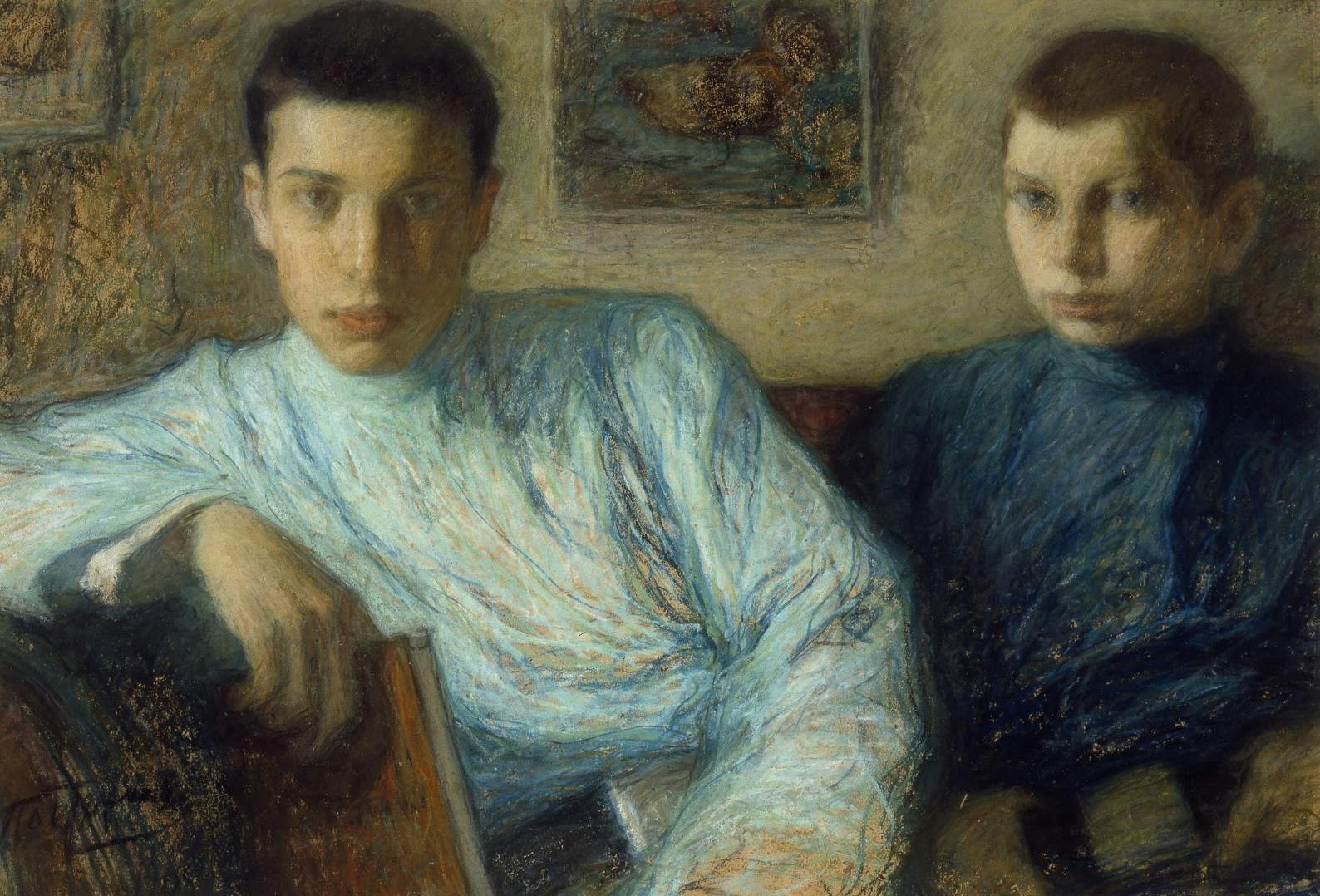 Boris e Aleksandr Pasternak dipinti dal padre, Leonid Pasternak