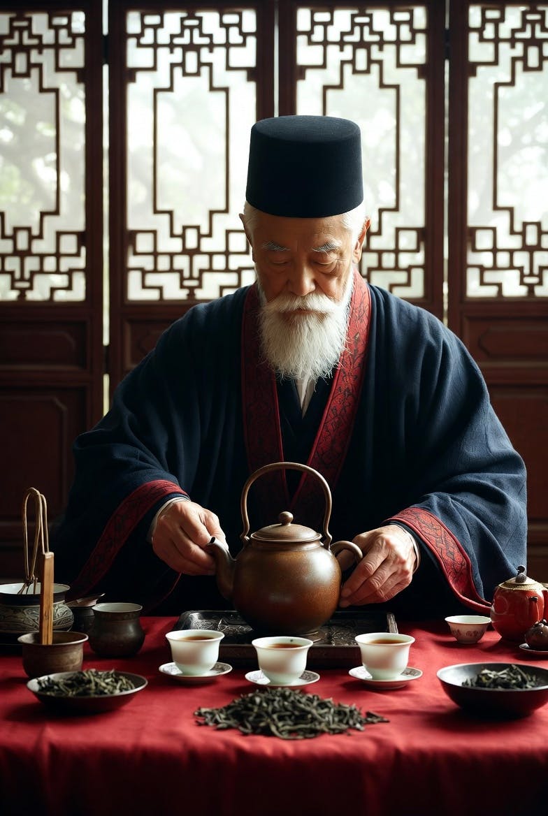 Teezeremonie in China