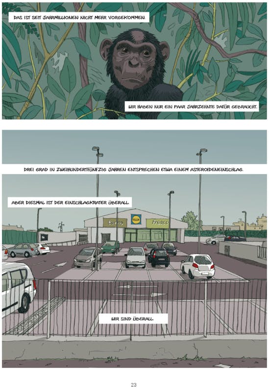 Panel aus DIE GROSSE VERDRÄNGUNG // © Roberto Grossi, 2024 / avant-verlag GmbH, 2022