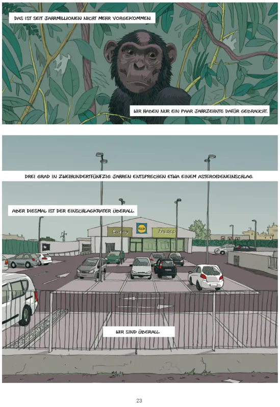 Panel aus DIE GROSSE VERDRÄNGUNG // © Roberto Grossi, 2024 / avant-verlag GmbH, 2022
