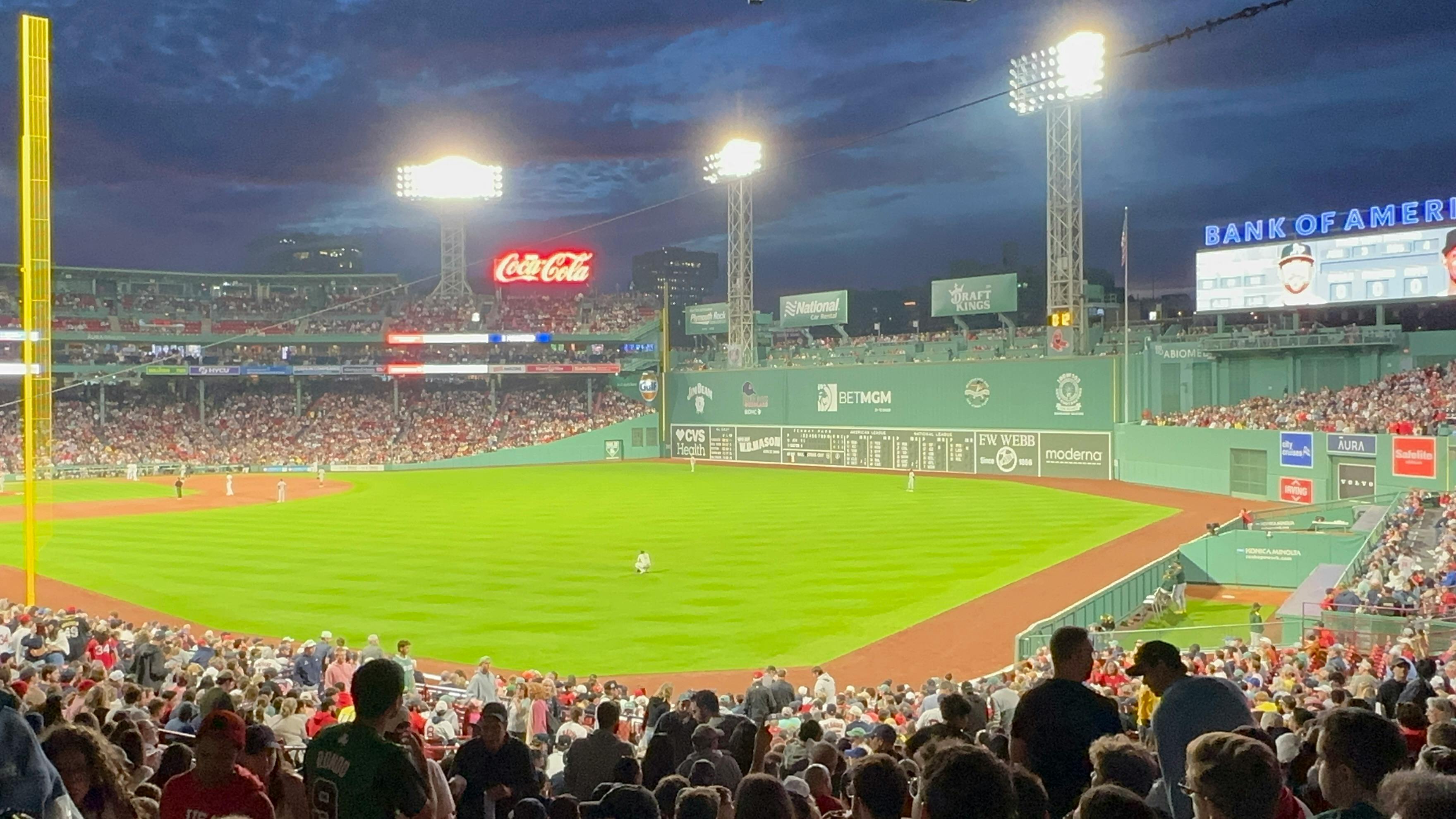 Foto aus dem Stadion der Boston Red Sox.
