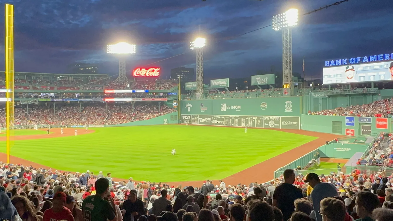 Foto aus dem Stadion der Boston Red Sox.