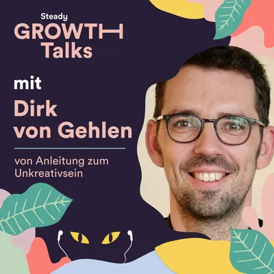 Dirk von Gehlen ist mit dem Projekt zu seinem Buch Anleitung zum Unkreativsein auf Steady