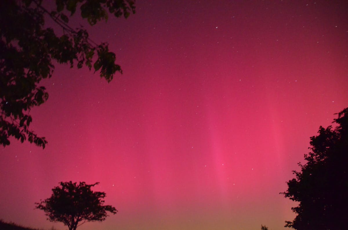 Rotes Nordlicht