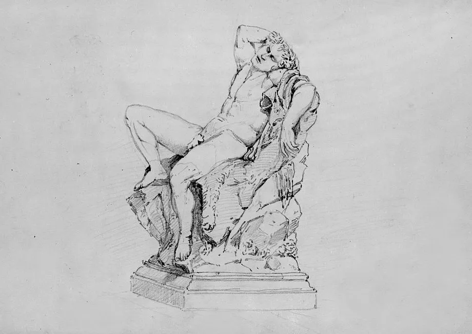 John Singer Sargent (1856–1925), Sleeping Faun, Glyptothek, Munich