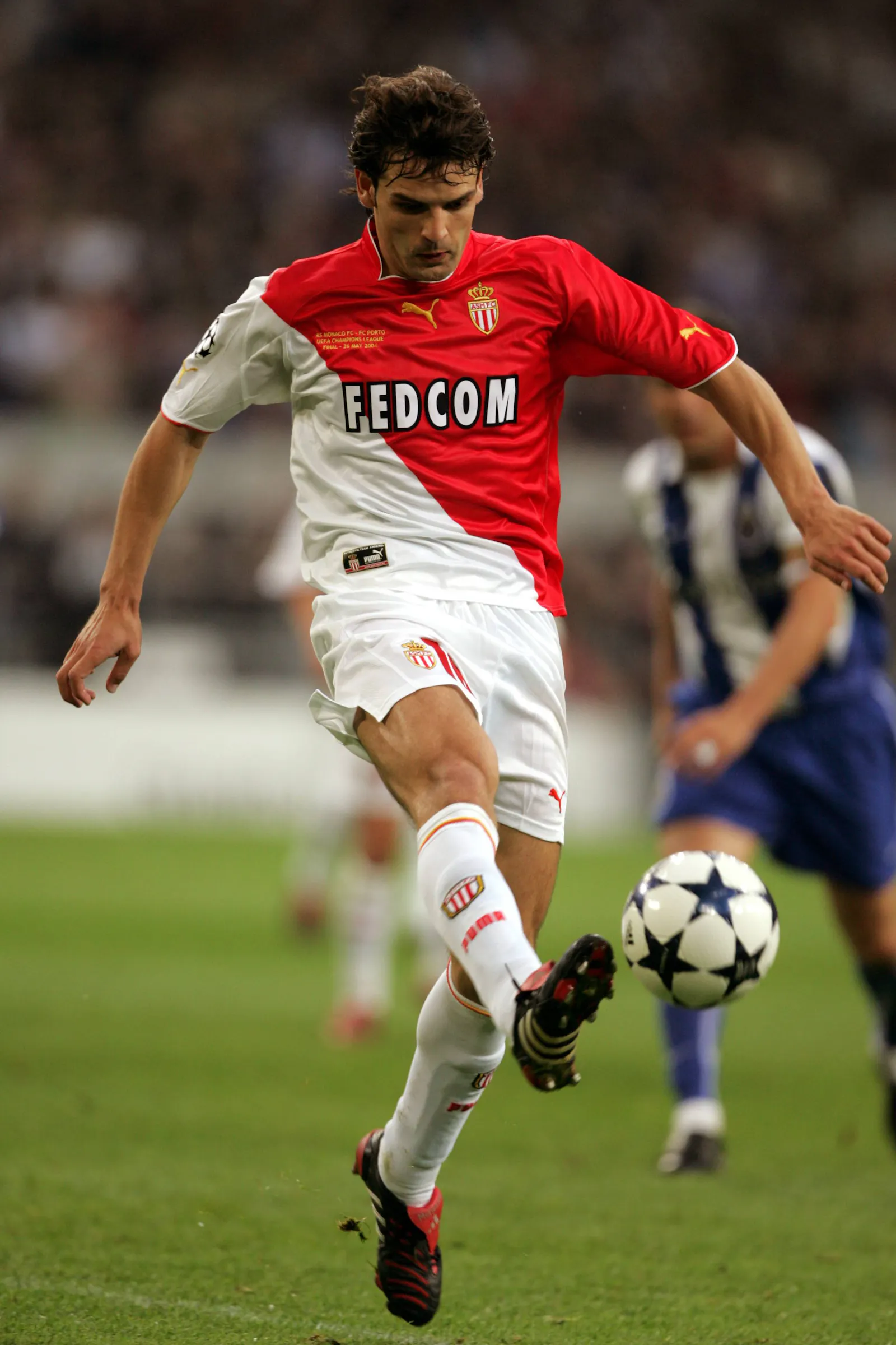 Fernando Morientes im Champions League Finale mit dem AS Monaco.