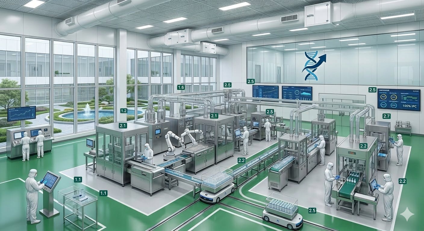 A Pic of modern pharmaceutical manufacturing facility in China. Eli Lilly's Game Changer?