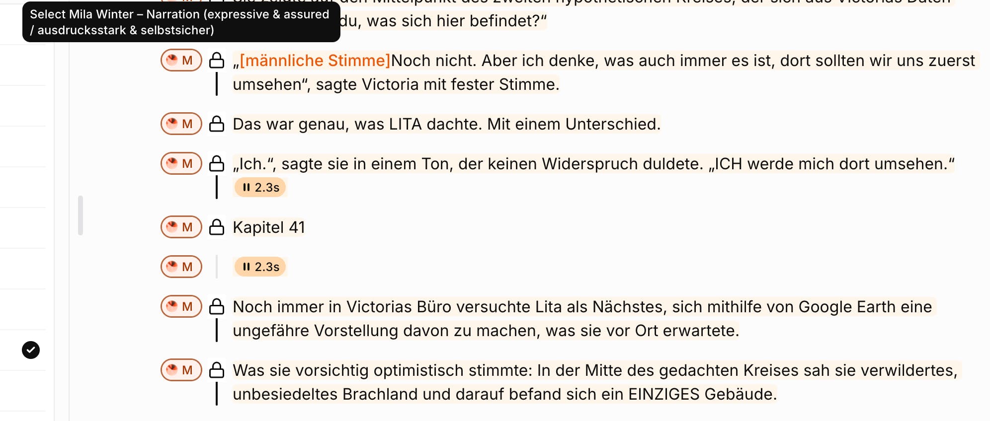 Ausschnitt aus dem Buchmanuskript, wie im Post beschrieben.