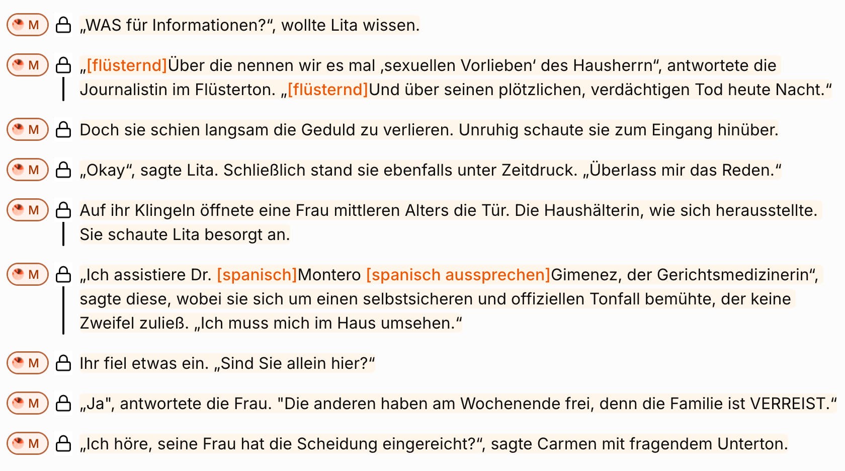 Ausschnitt aus dem Buchmanuskript, wie im Post beschrieben.