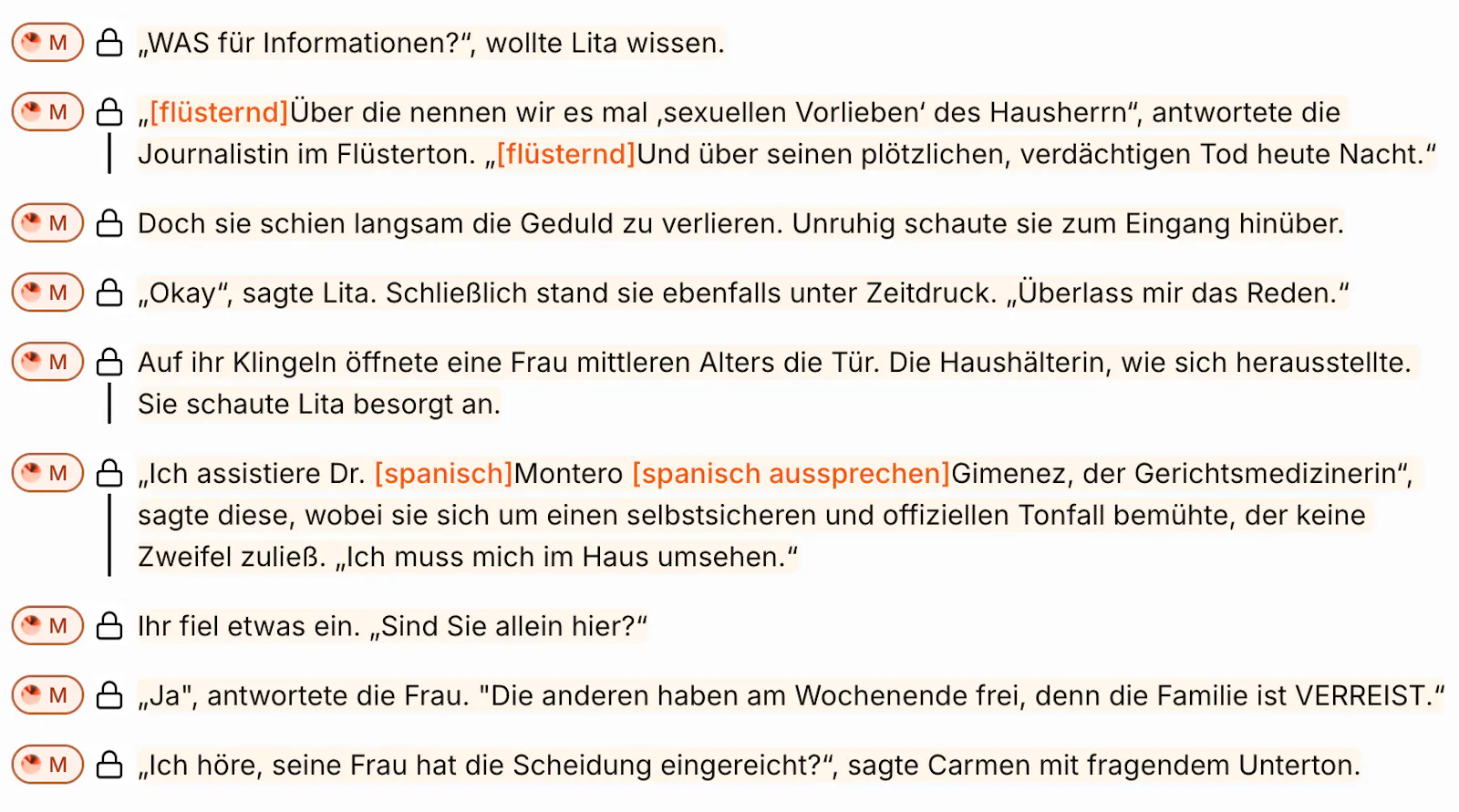 Ausschnitt aus dem Buchmanuskript, wie im Post beschrieben.