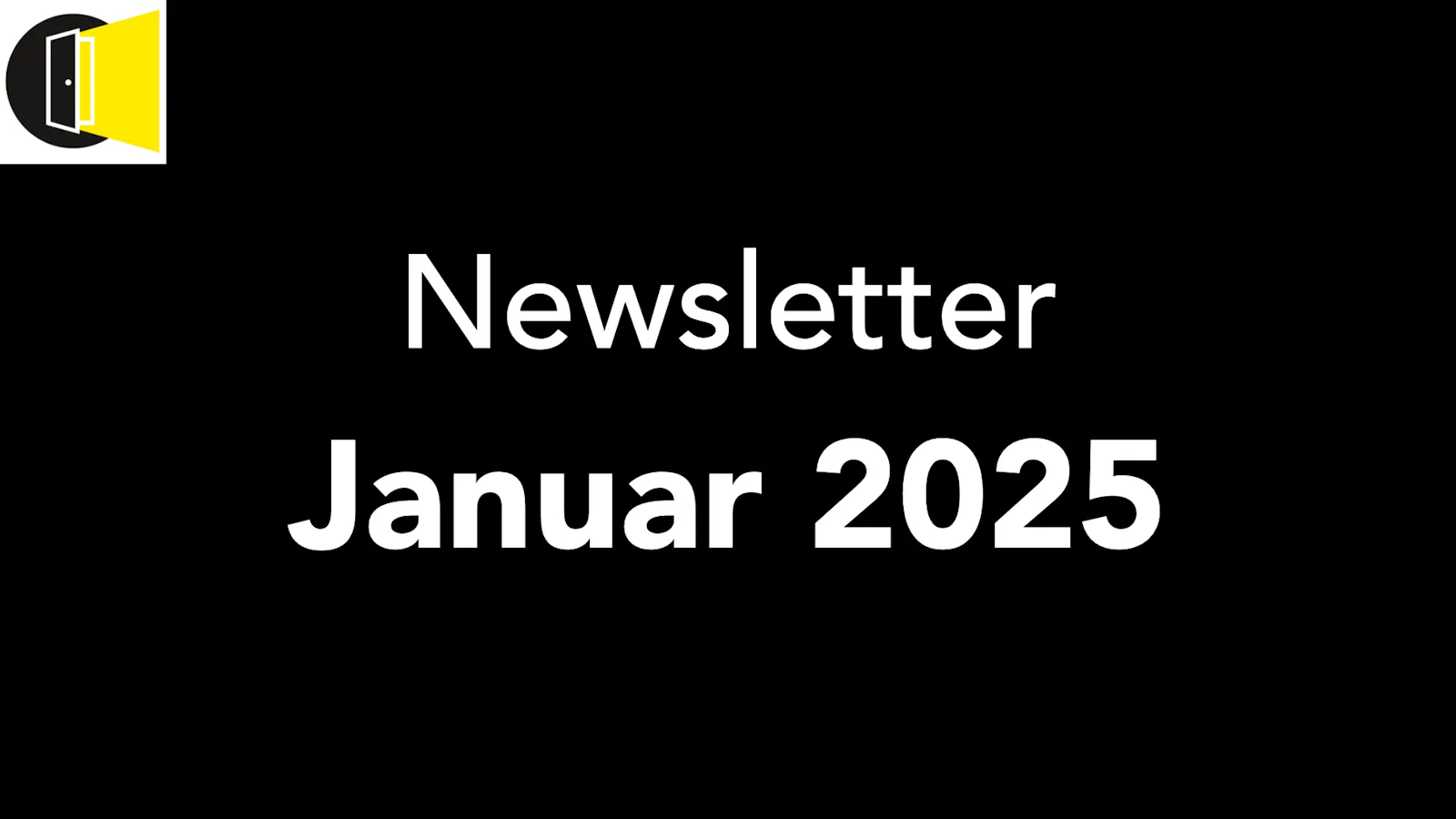 Newsletter Januar 2025