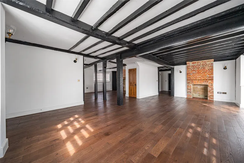 Inside the redeveloped Angel pub
