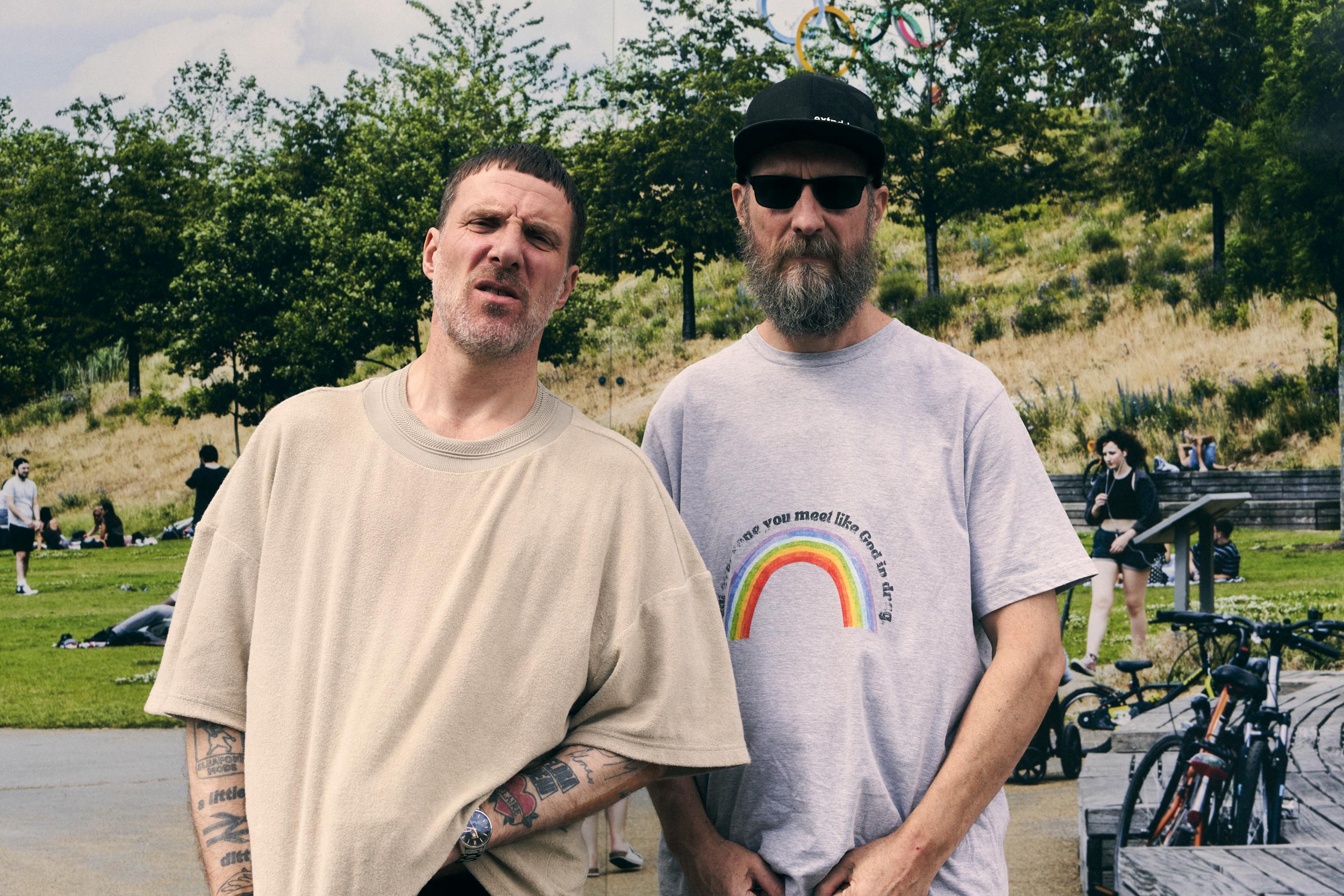 Die Bandmitglieder von SLEAFORD MODS