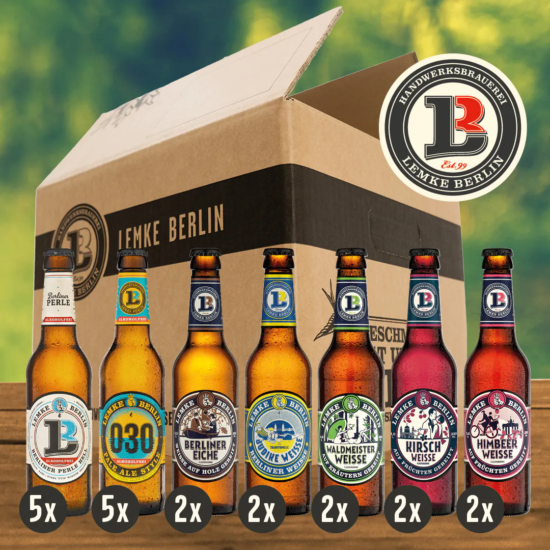 Verlosung Bierpaket von Lemke Brauerei, Berlin
