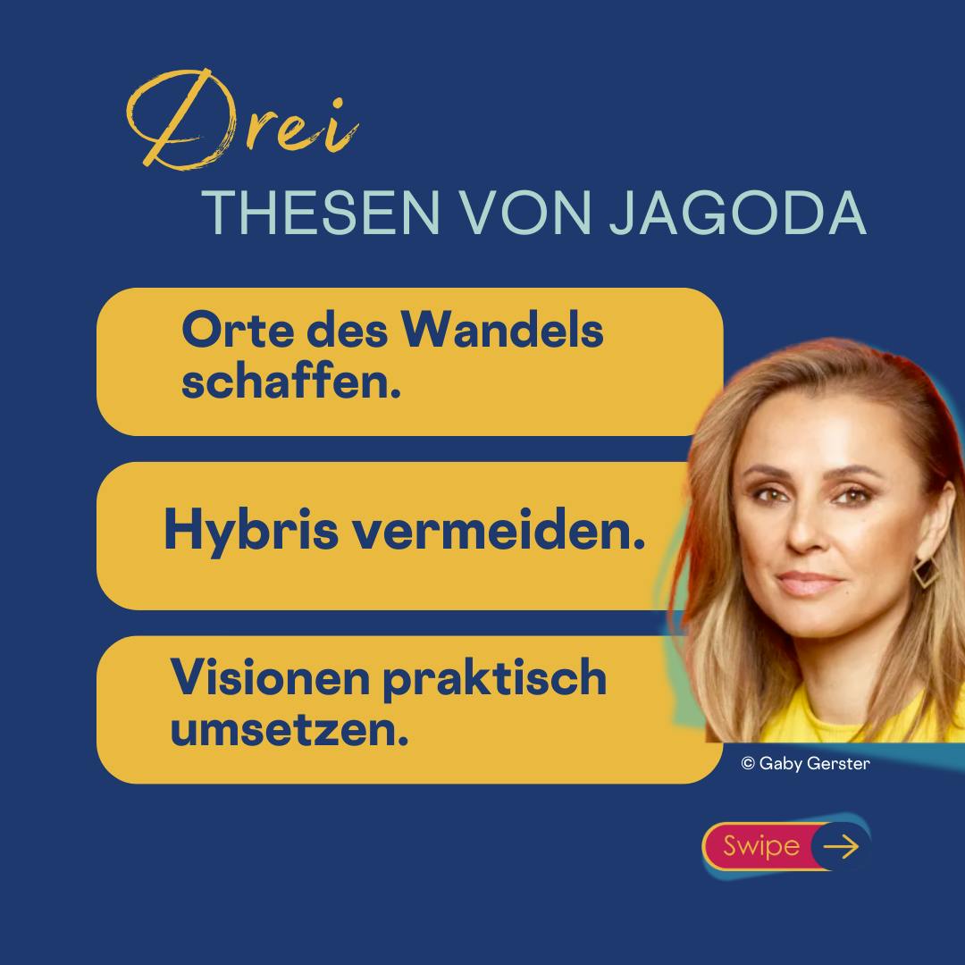 Sharepic zu den drei Thesen von Jagoda.