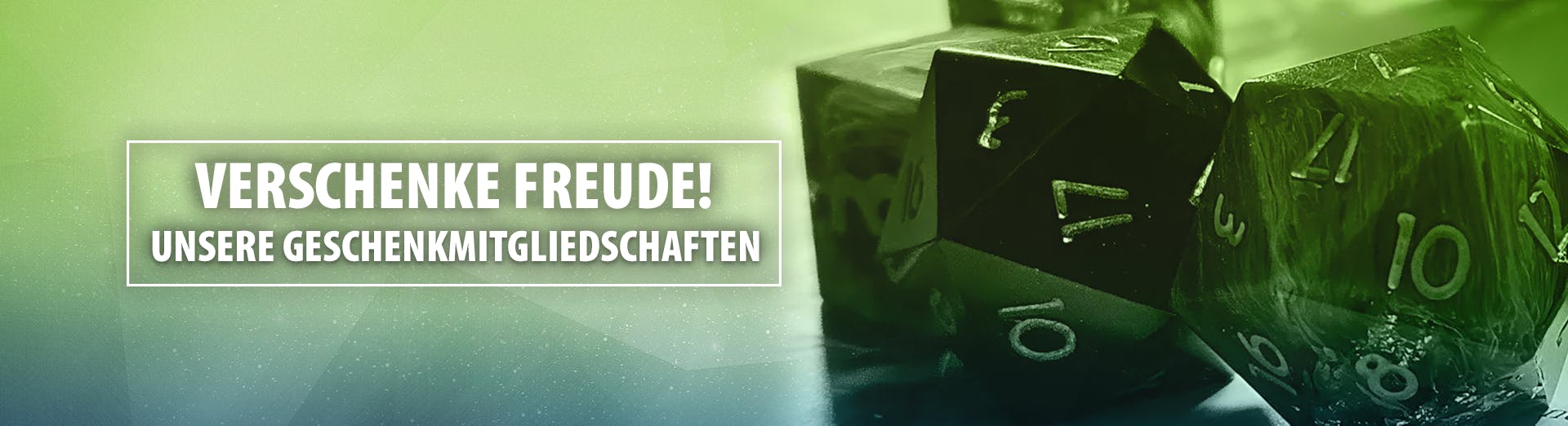 Verschenke Freude! - Unsere Geschenkmitgliedschaften