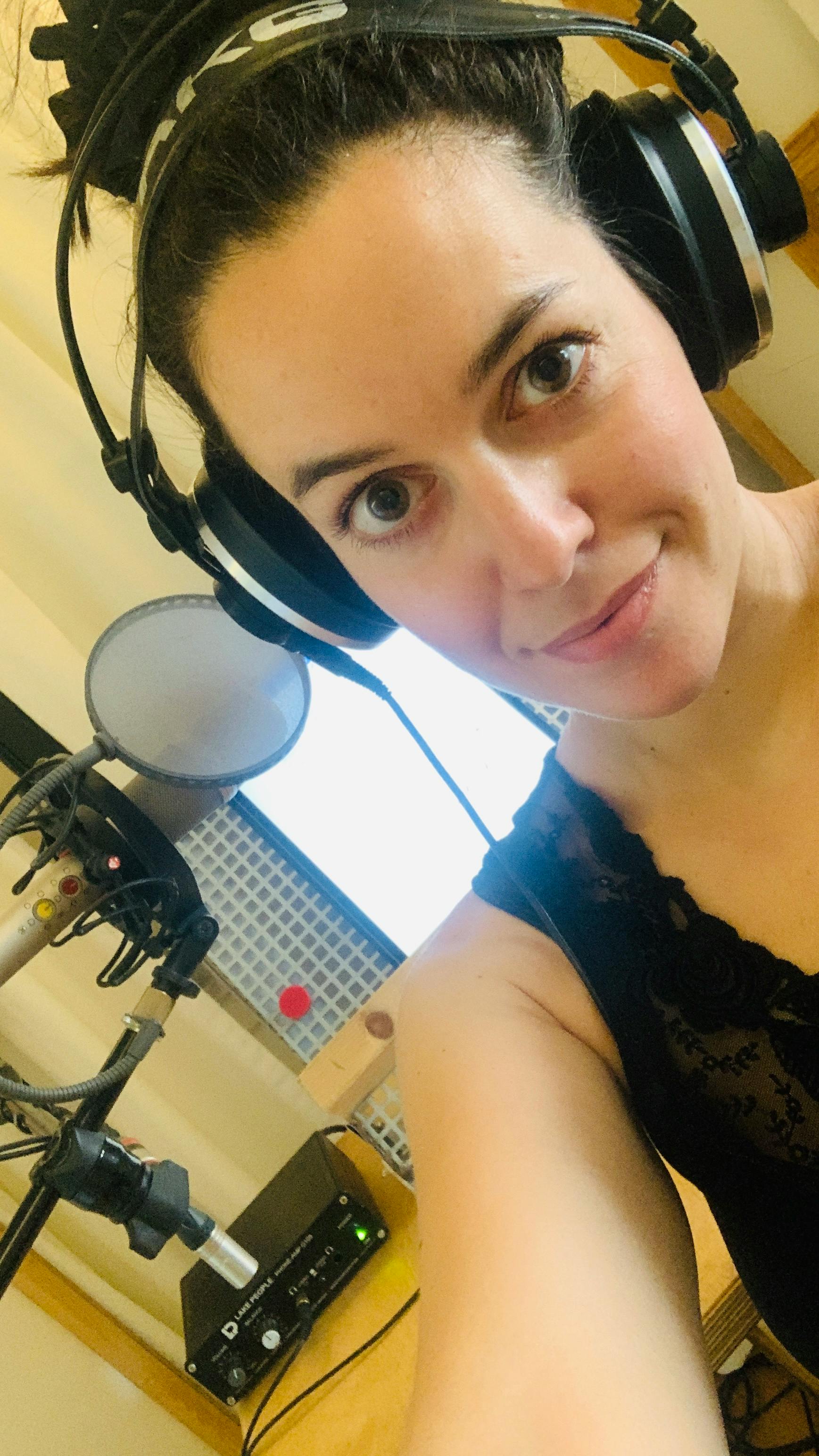 Mia im Studio
