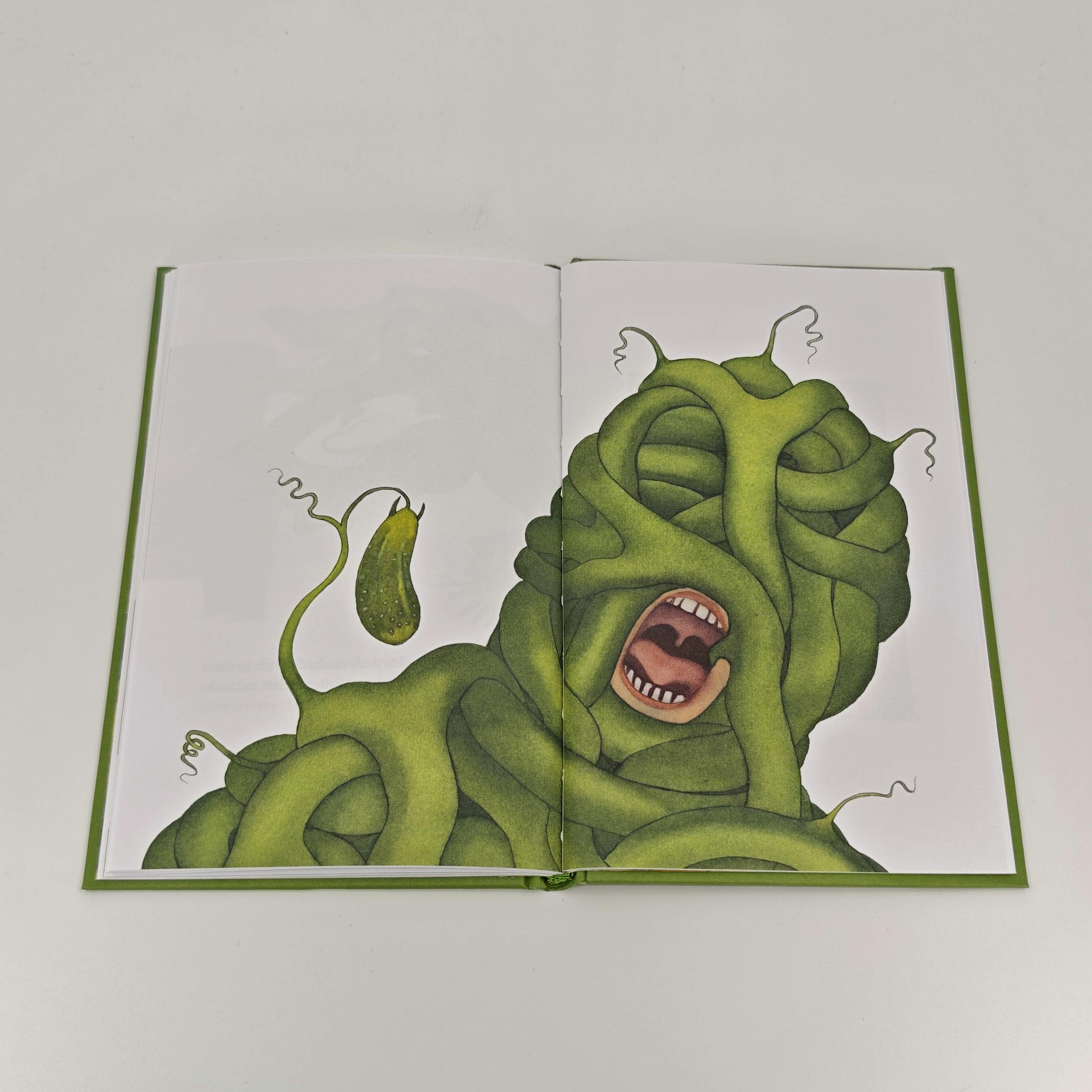 Das Gurkerl-Monster // © Johanna Sebauer / Nikolaus Heidelbach / DuMont Buchverlag GmbH & Co. KG