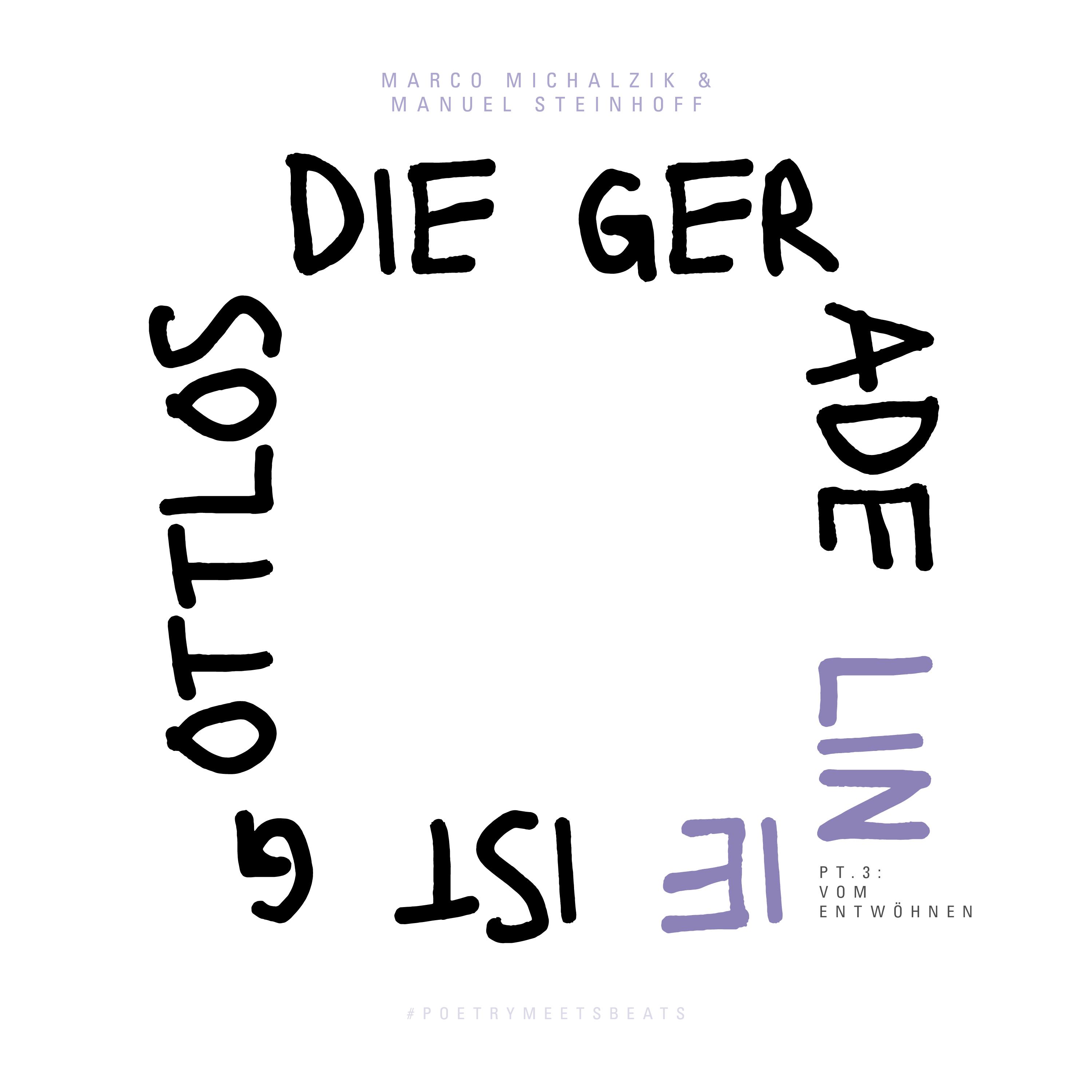 EP-Cover von "Die gerade Linie ist gottlos Pt.3" von Marco Michalzik & Manuel Steinhoff