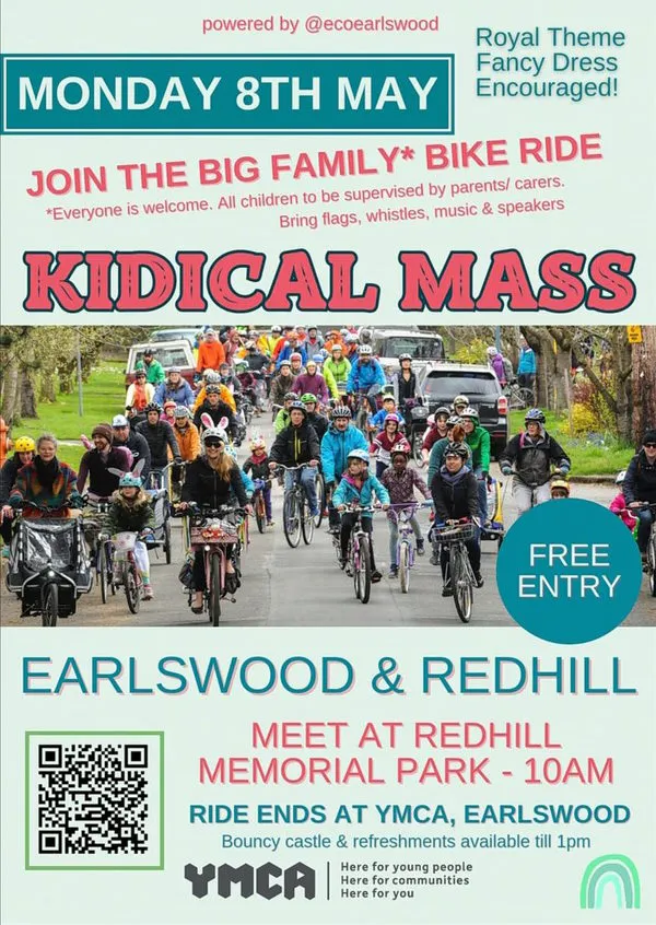 Kidical Mass, Redhill Monday 8 May