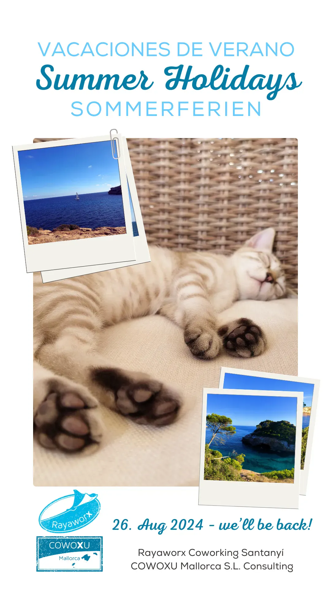 Vacaciones de Verano • Summer Holidays • Sommerferien