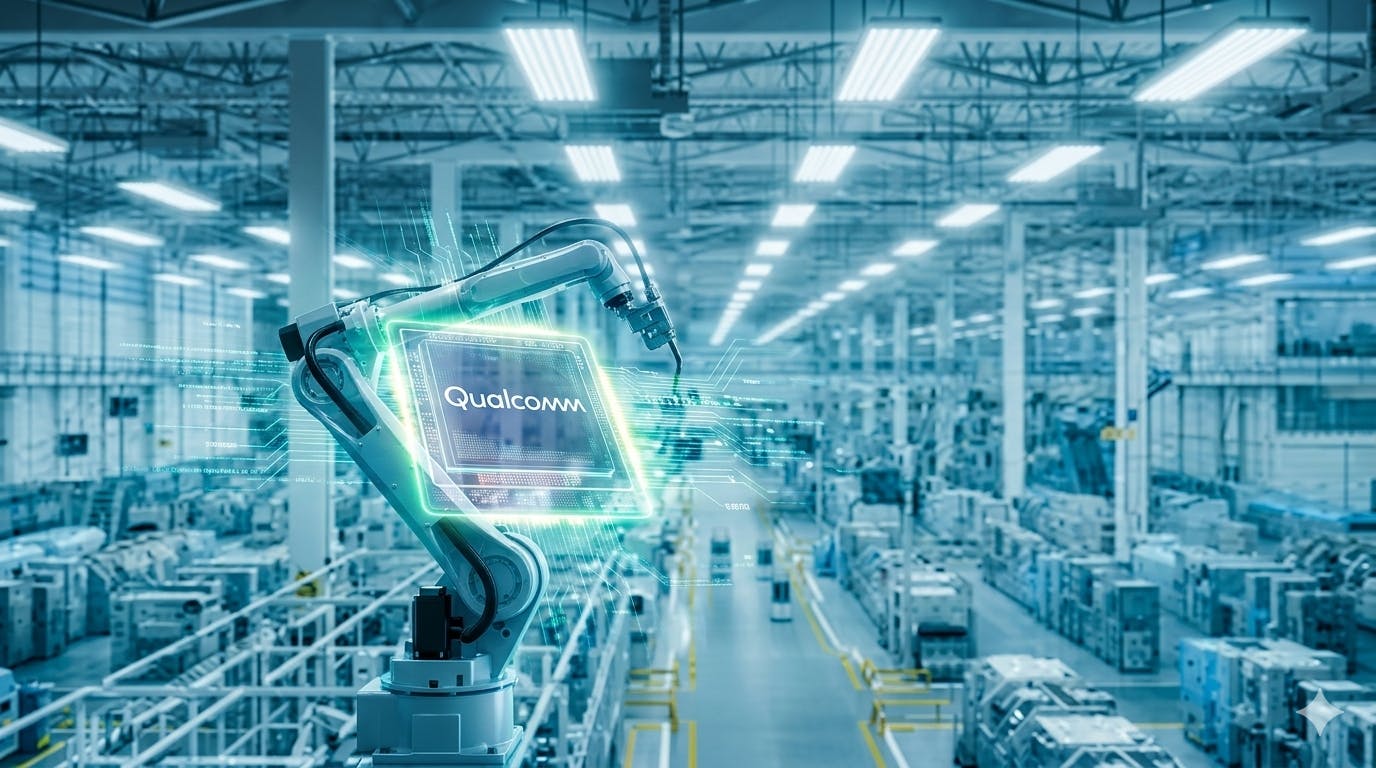 Pic of Qualcomm technology powering robotics.