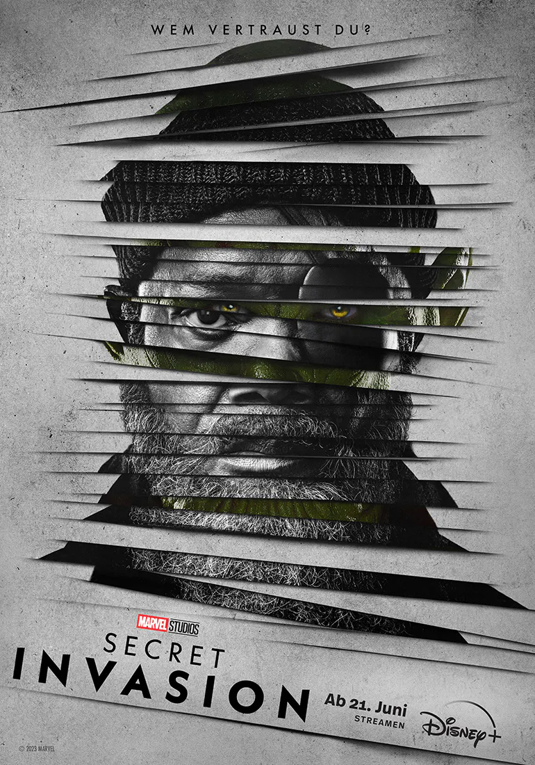 Charakterposter mit Samuel L. Jackson