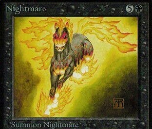 Nightmare, Magic: The Gathering, 1993, Melissa Benson.