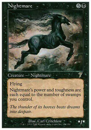 Nightmare, Magic: The Gathering, 2001, Carl Critchlow.
